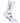 NOX Socks - White with Grey Logo
